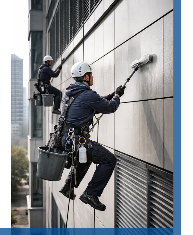 Мойка вентилируемого фасада в Каменке от 253 р. | ВЫСОТНИК-Кам