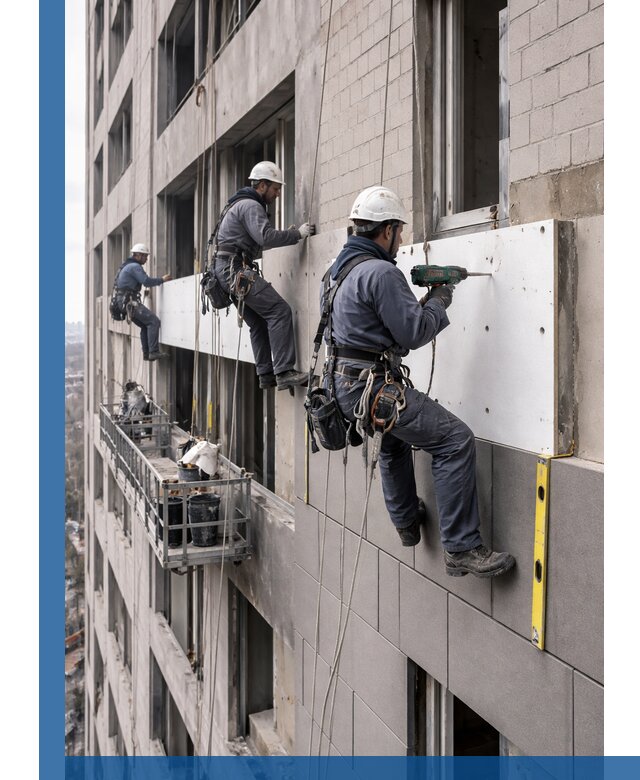 Монтаж фасадных термопанелей высокого качества в Каменке