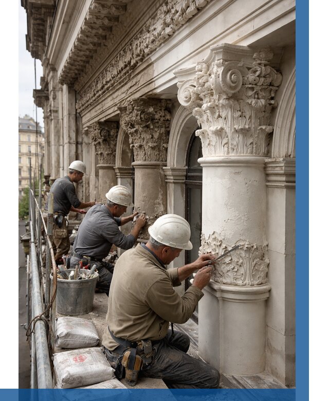 Реставрация фасадной лепнины в Каменке от 2529 р. | ВЫСОТНИК-Кам