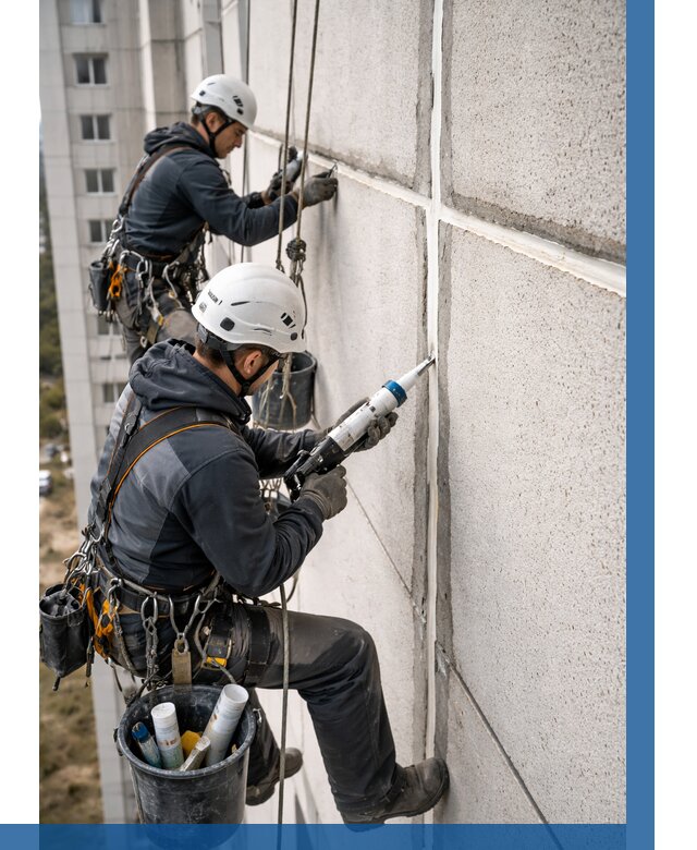 Герметизация межпанельных швов в Каменке от 708 р. | ВЫСОТНИК-Кам