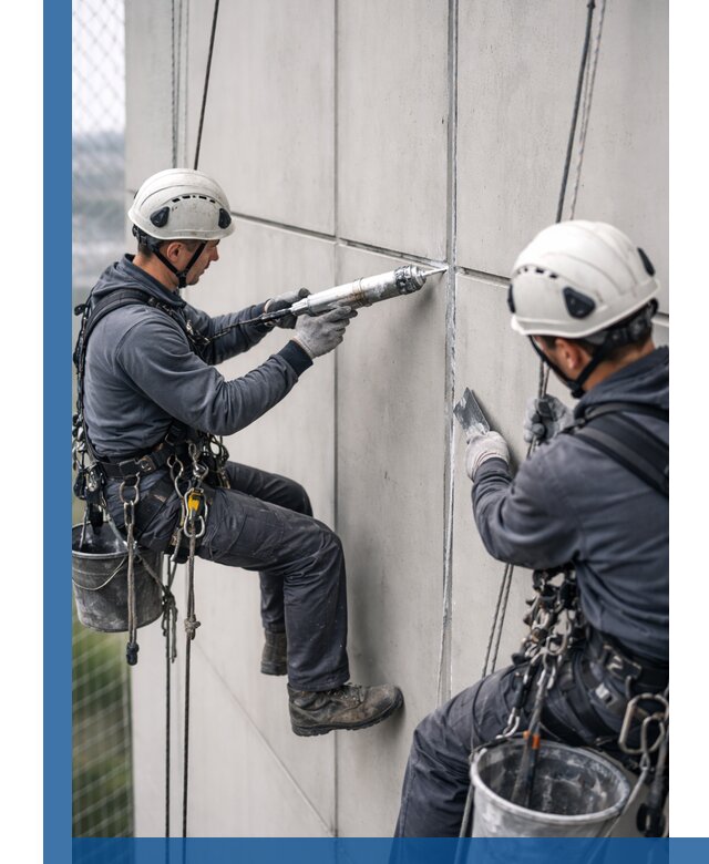 Первичная герметизация швов фасадов и кровель в Каменке