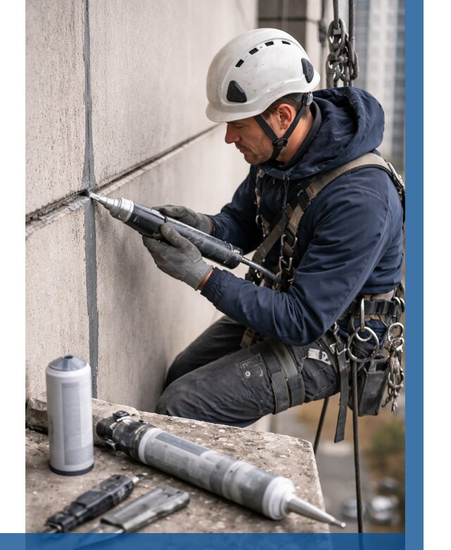 Вторичная герметизация швов в Каменке от 455 р. | ВЫСОТНИК-Кам