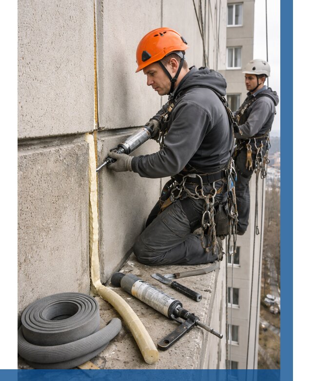 Теплый шов межпанельные швы в Каменке от 708 р. | ВЫСОТНИК-Кам