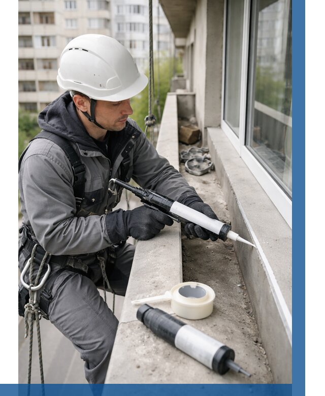 Герметизация швов лоджии в Каменке от 4552 р. | ВЫСОТНИК-Кам