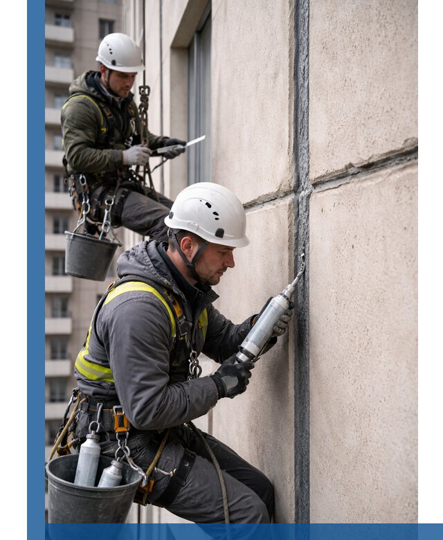 Герметизация деформационных швов фасада в Каменке качественно