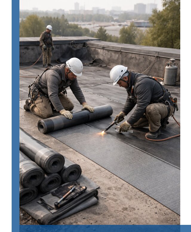 Монтаж мягкой кровли в Каменке профессионально и надежно