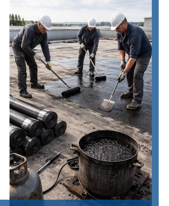 Гидроизоляция кровли мастикой в Каменке от 607 р. | ВЫСОТНИК-Кам