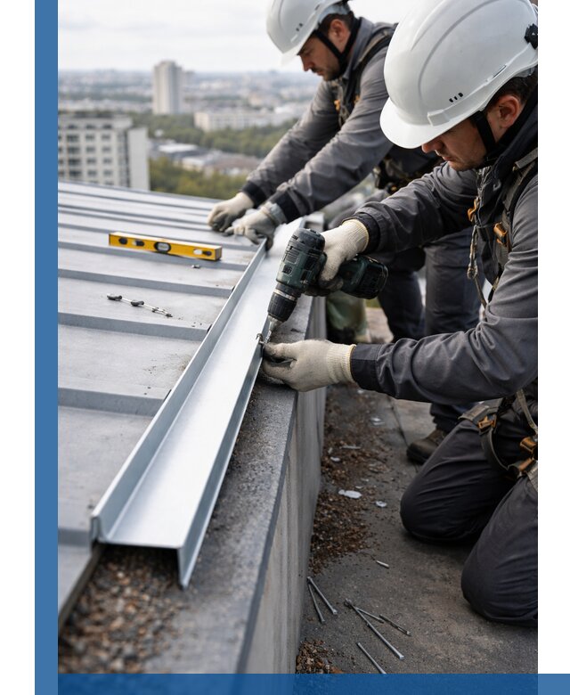 Монтаж капельника на кровле в Каменке с гарантией качества