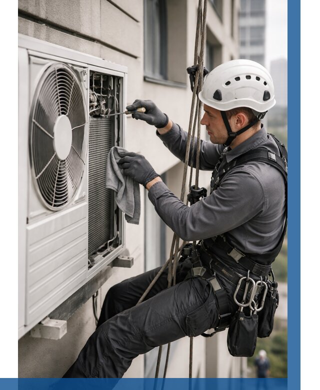 Обслуживание внешнего блока кондиционера в Каменке от 2731 р.ВЫСОТНИК-Кам