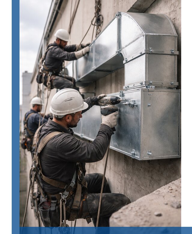 Профессиональный монтаж вентиляционных коробов в Каменке под ключ