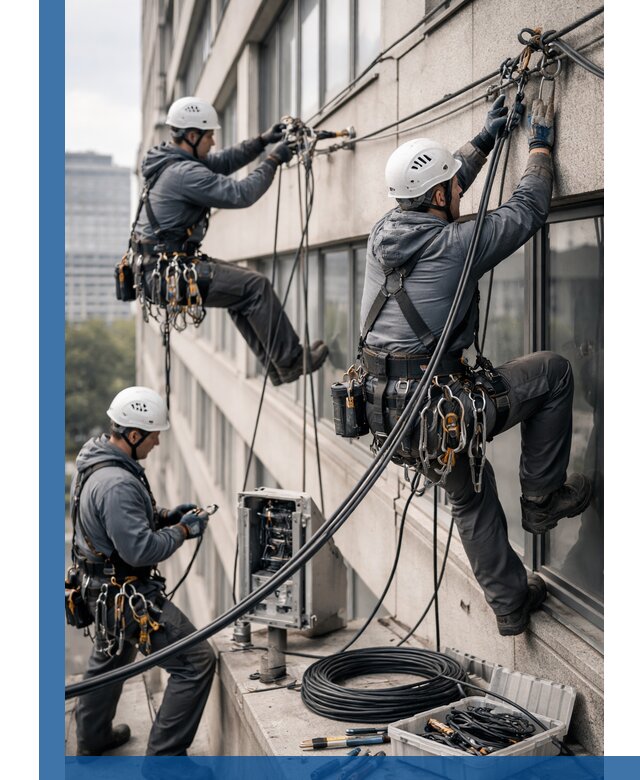 Прокладка оптоволоконного кабеля в Каменке под ключ с тестированием