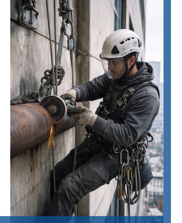 Резка металла на высоте в Каменке по цене от 4552 р. | ВЫСОТНИК-Кам