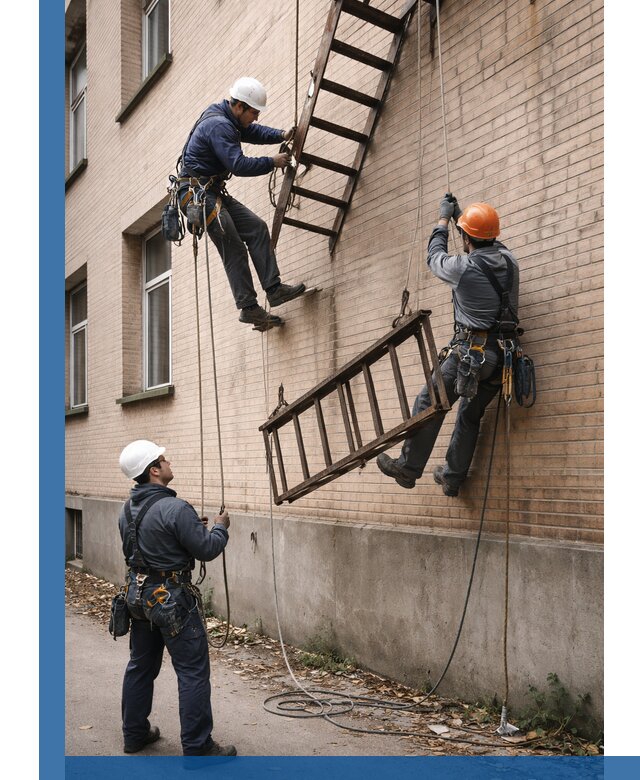 Демонтаж пожарной лестницы в Каменке быстро и безопасно