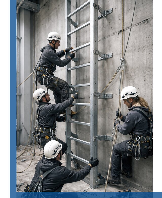 Монтаж металлических лестниц в Каменке под ключ со гарантией