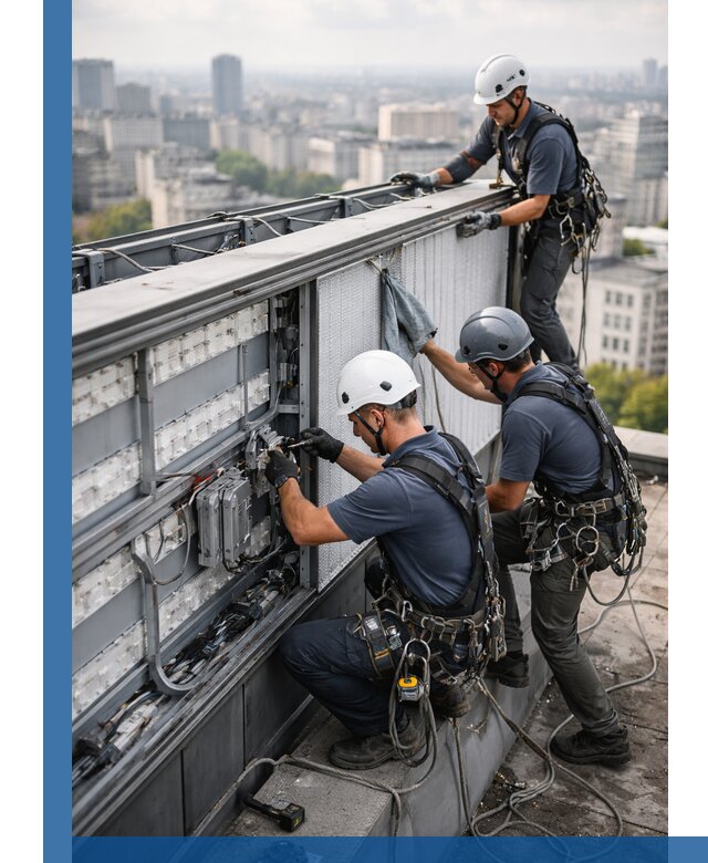 Профессиональное обслуживание крышной рекламы в Каменке под ключ