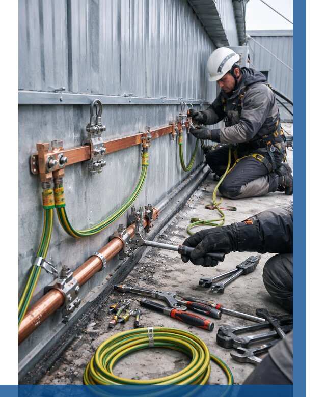 Монтаж заземления здания в Каменке от 25288 р. | ВЫСОТНИК-Кам