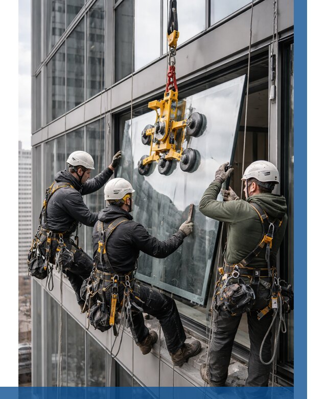 Фасадное остекление зданий под ключ в Каменке от 10115 р. | ВЫСОТНИК-Кам