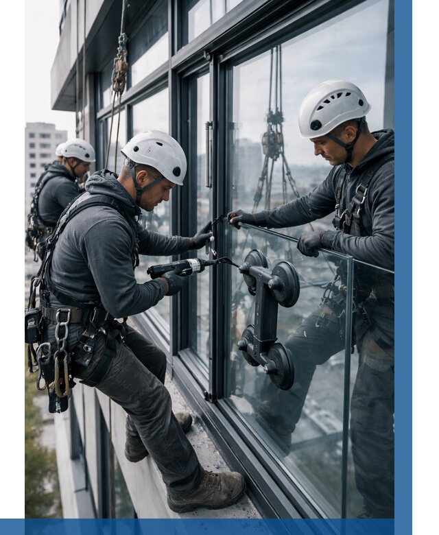 Витражное остекление зданий в Каменке от 3540 р. | ВЫСОТНИК-Кам