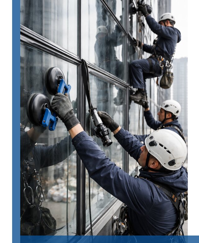 Радиусное остекление фасадов под ключ в Каменке с гарантиями