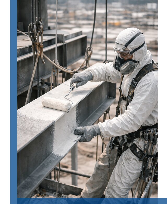 Профессиональная огнезащитная обработка металлоконструкций в Каменке