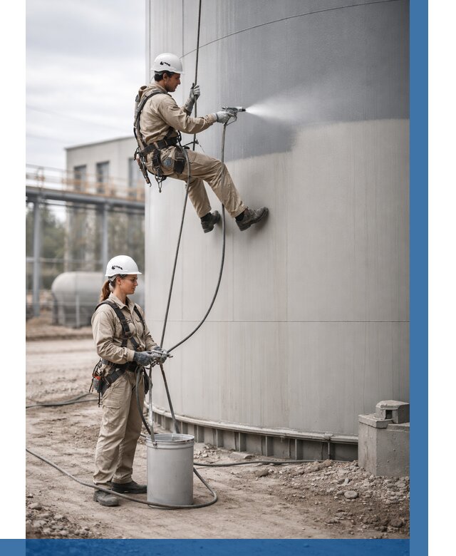 Покраска резервуаров в Каменке от 1214 р. | ВЫСОТНИК-Кам — заказать