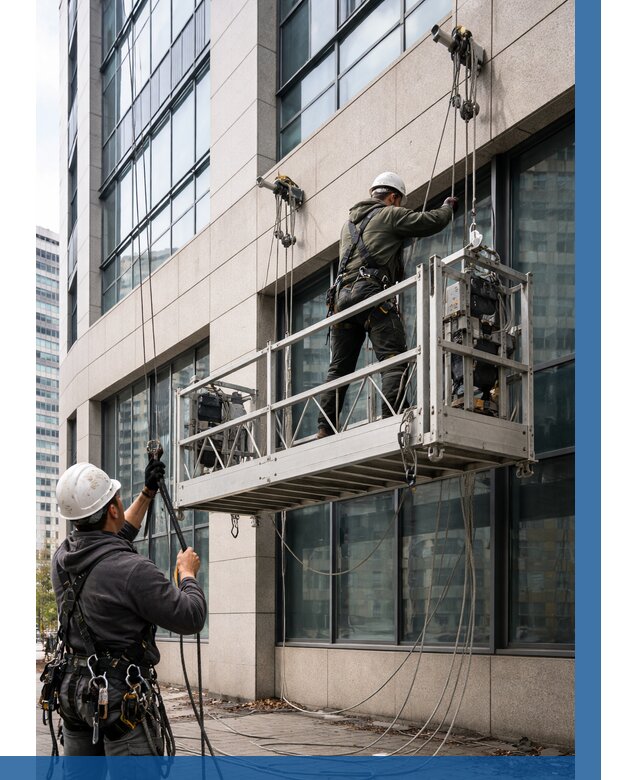 Монтаж и подъем фасадной люльки в Каменке от 12138 р. | ВЫСОТНИК-Кам