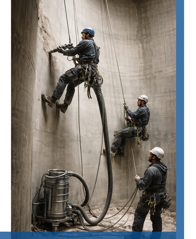 Зачистка силосов в Каменке от 4552 р. Договор и смета ВЫСОТНИК-Кам