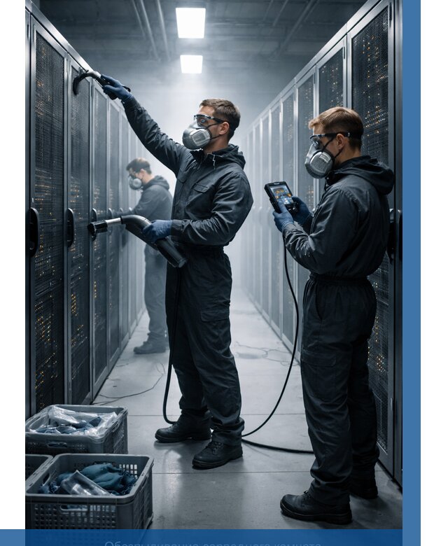 Обеспыливание серверной комнаты в Каменке от 4552 р. | ВЫСОТНИК-Кам