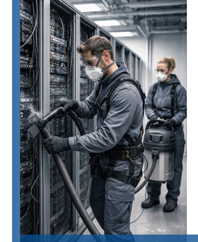 Обеспыливание серверной комнаты в Каменке, профессиональная очистка