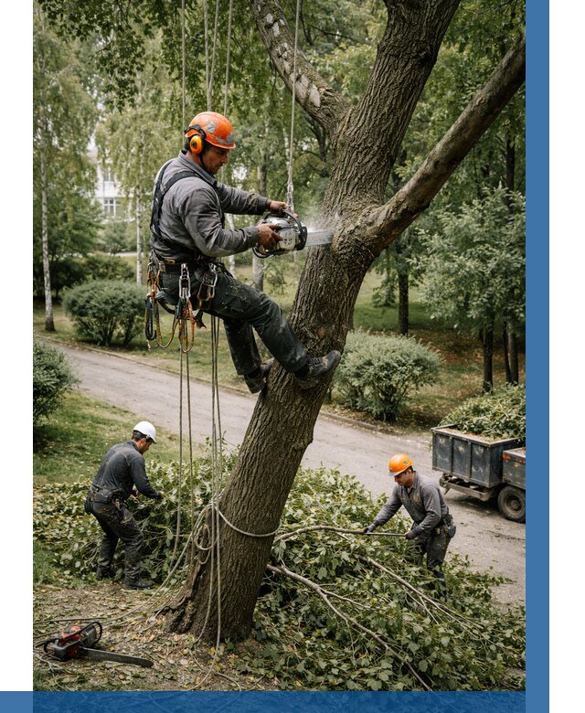 Кронирование деревьев в Каменке от 6575 р. | ВЫСОТНИК-Кам