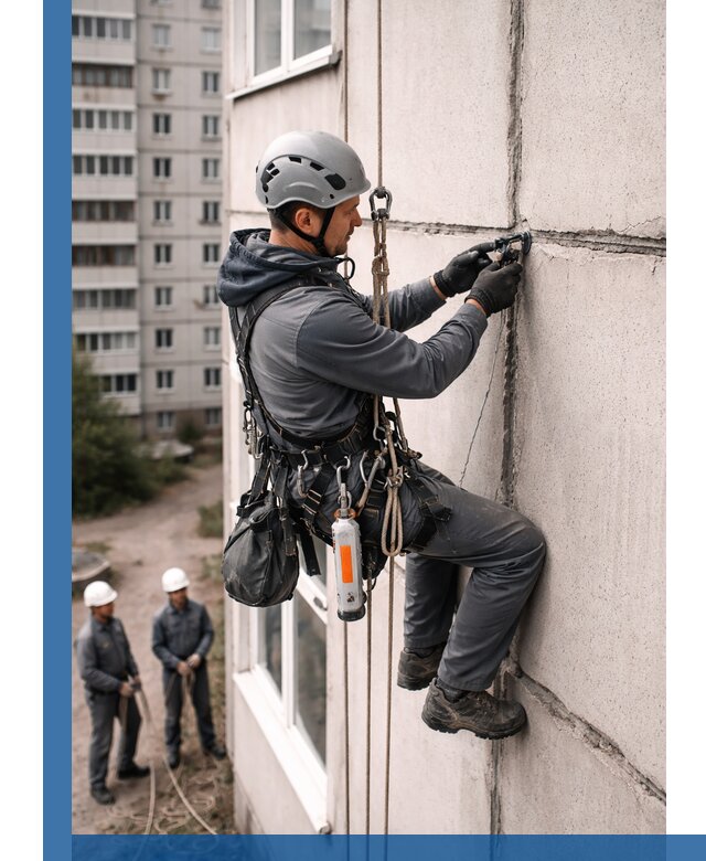 Обследование межпанельных швов и герметизация в Каменке